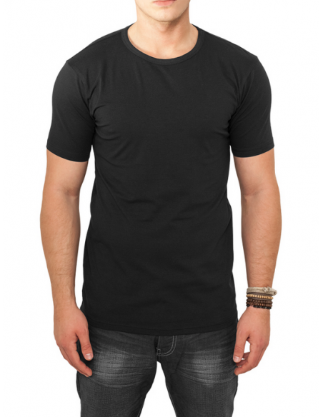 Fitted Stretch Tee Black
