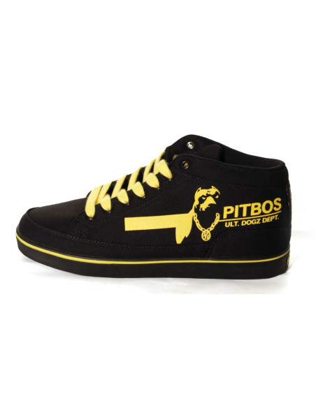 Doggz Dept. Black/Yellow Sneakers from Pitbos5.515