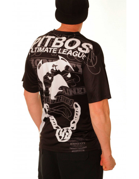 Pitbos Ultimate League Tee/ Black White Baggy