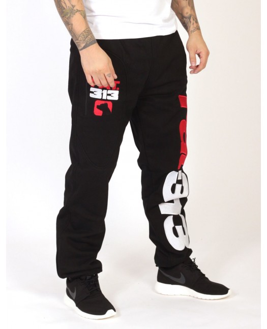 FAT313 Legend Sweatpants RedNWhite