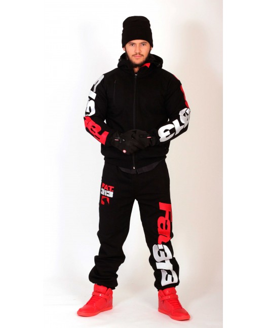 FAT313 Legend Sweatpants RedNWhite