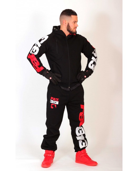 FAT313 Legend Sweatpants RedNWhite