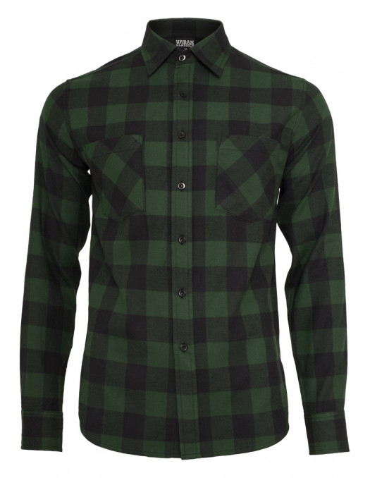Checked Flanell Shirt Black Forrest