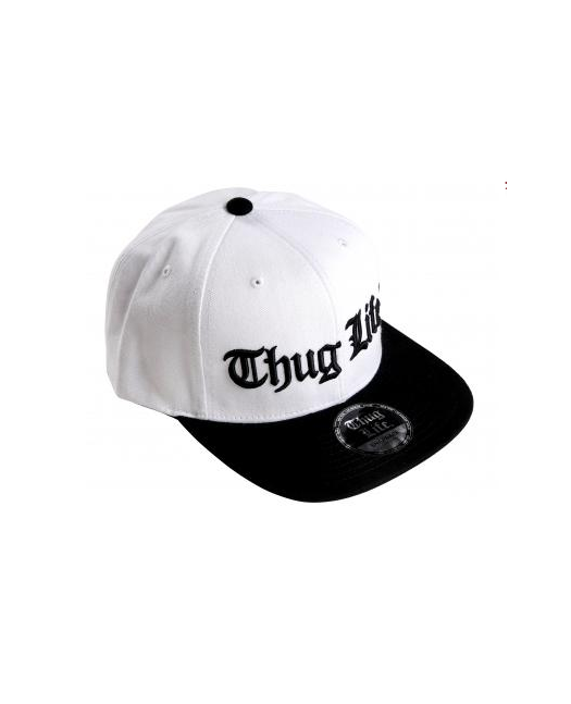 Thug Life Cap WhiteNBlack