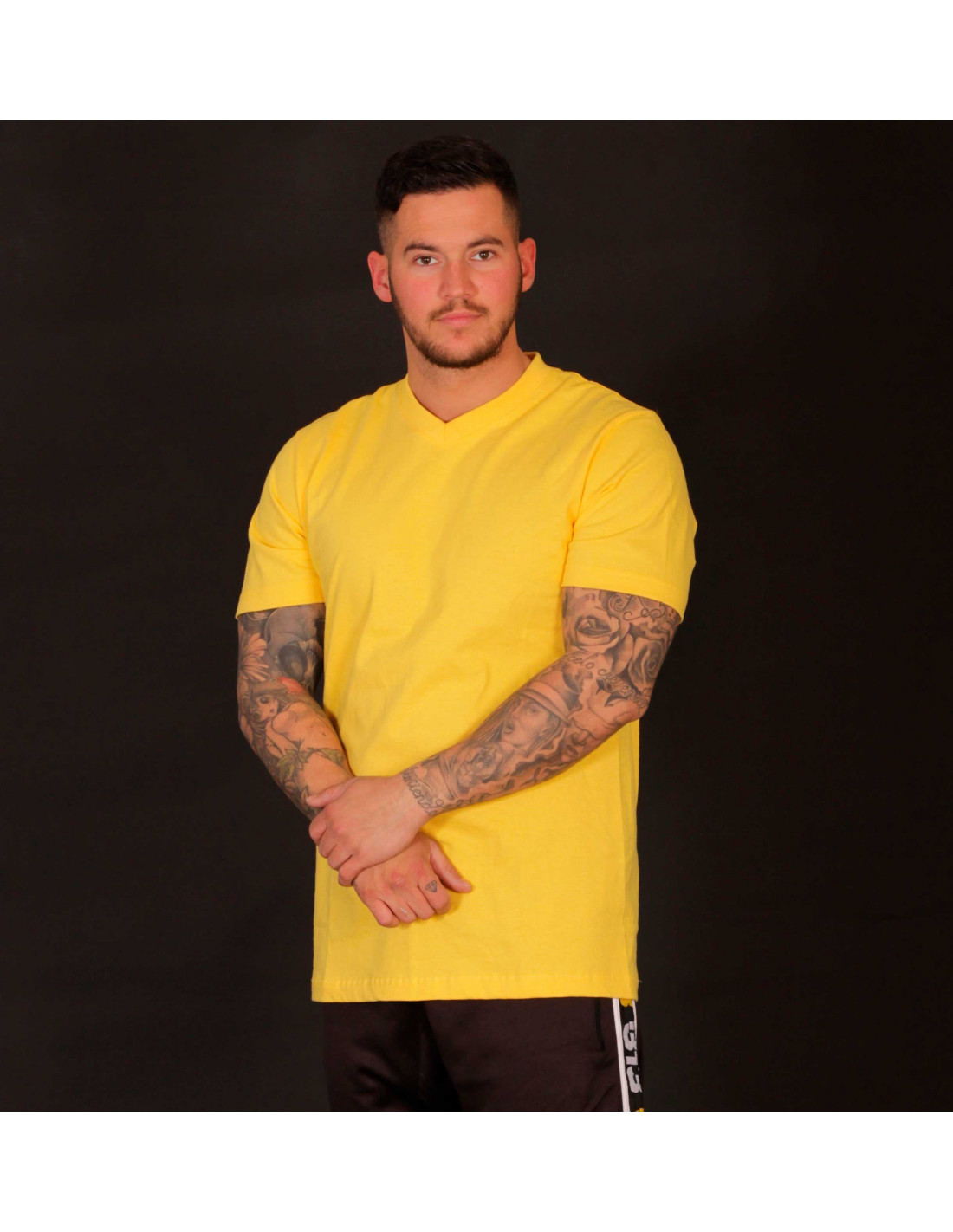 Access Apparel Tee Yellow AT37Ylow