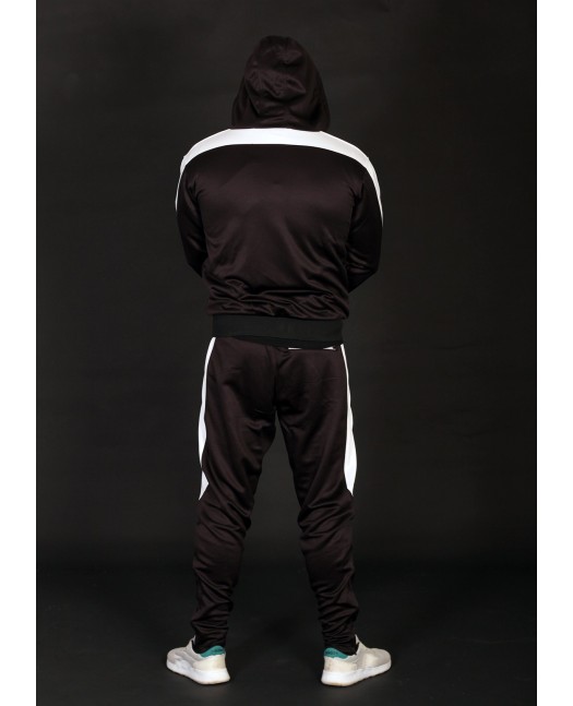 BSAT Panther Track Jacket BlackNWhite