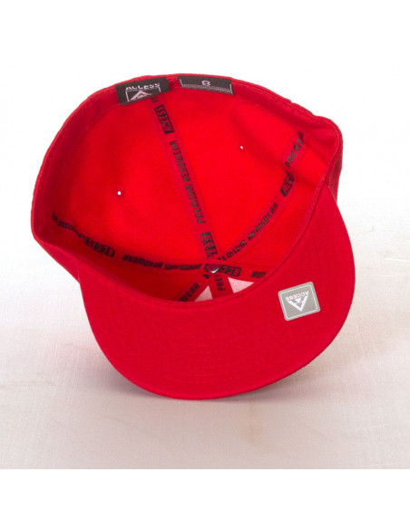 Red Fitted Cap by Access Apparel