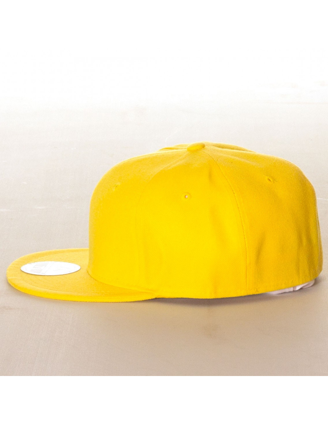 Yellow Fitted Cap by Access Apparel