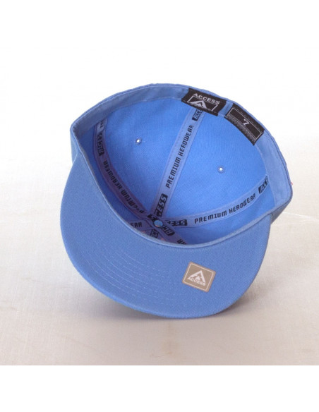 Sky Blue Fitted Cap by Access Apparel