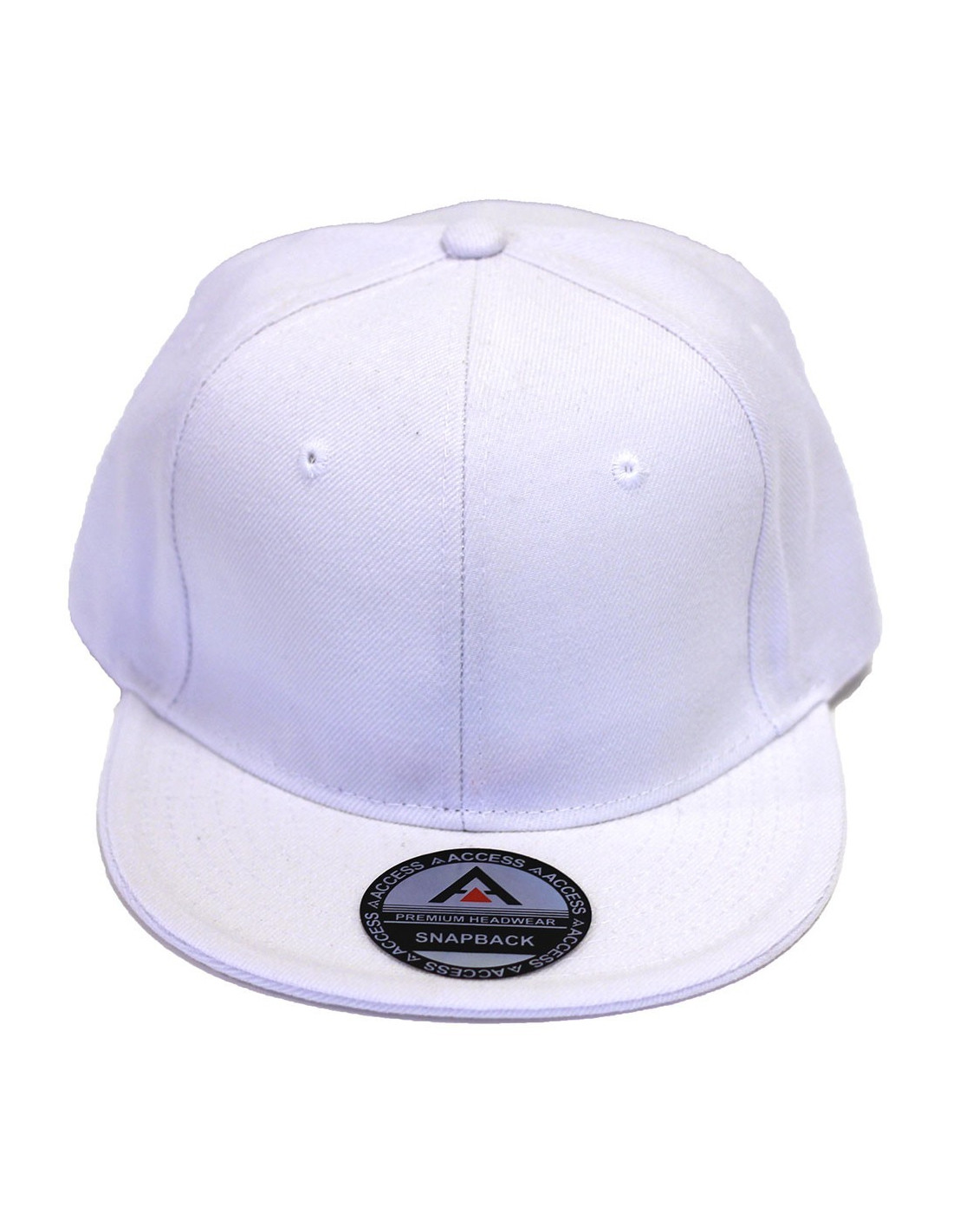 White Fitted Cap by Access Apparel