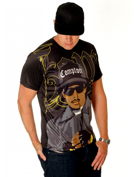 BSAT GangstaRap Legend Eazy Sublimation Custom Fit tee