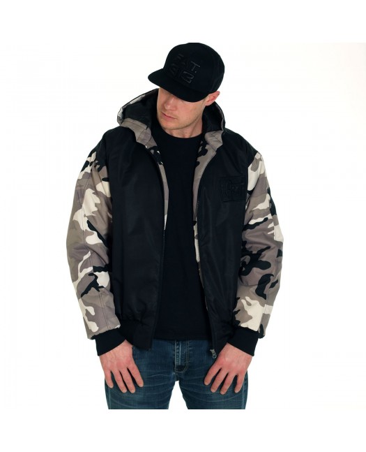 BSAT Bronx Winter Jacket BlackNCamo