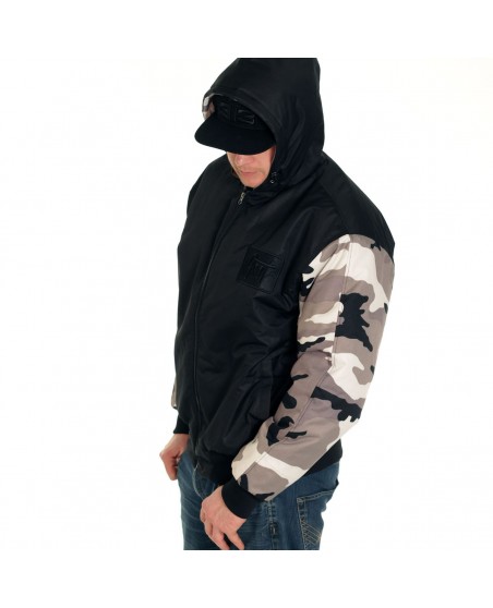 BSAT Bronx Winter Jacket BlackNCamo