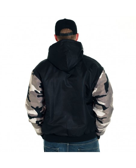 BSAT Bronx Winter Jacket BlackNCamo