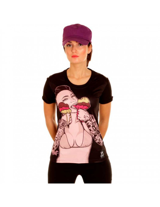 BSAT Ice Tee Pink BlackNPink