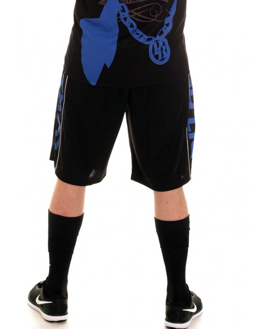 Pitbos Shorts Dog Logo Blue