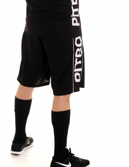 Pitbos Logo Shorts BLackNWhite