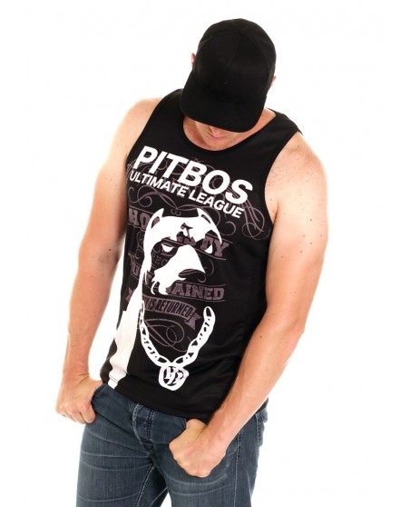Pitbos Vol.2 Ultimate League Tanktop BlackNWhite