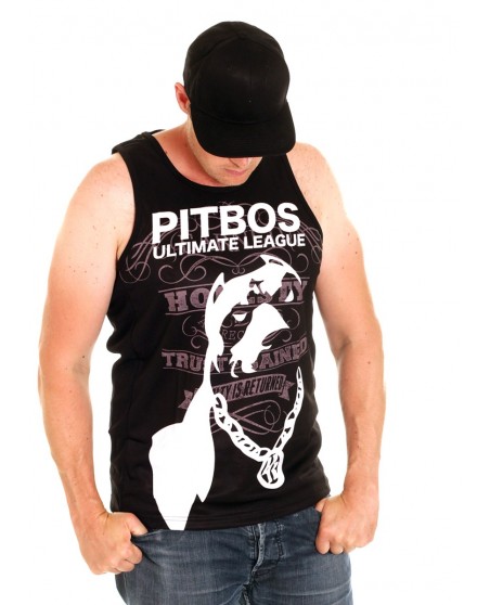 Pitbos Vol.2 Ultimate League Tanktop BlackNWhite