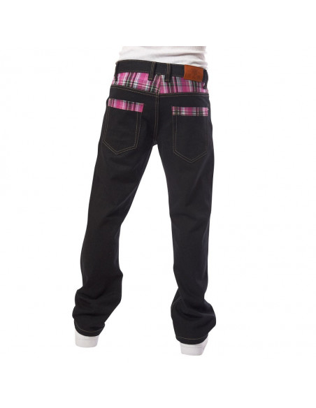 Townz Loose Fit Jeans Berry Purple