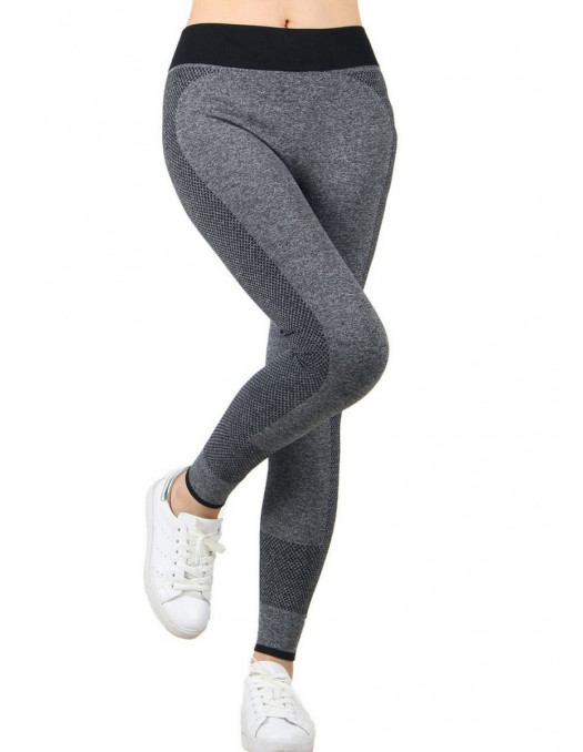 Sporty Fashion Leggings GreyNBlack