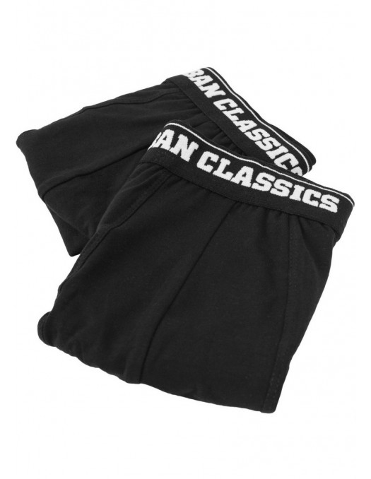 Men Boxer Shorts Double Pack Black