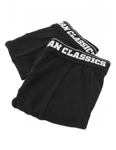 Men Boxer Shorts Double Pack Black