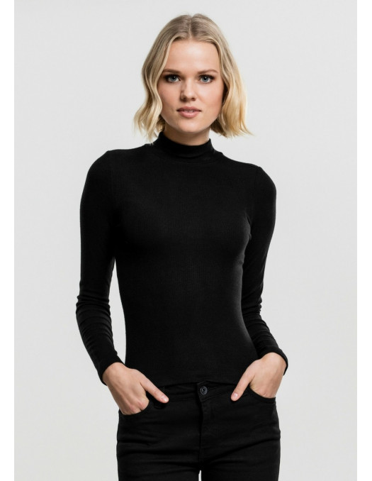 Ladies Turtleneck Longsleeve Black