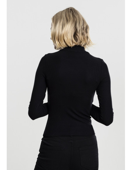 Ladies Turtleneck Longsleeve Black