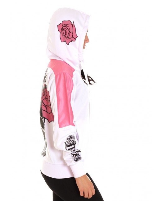 Skull Rose Panther Hoodie by BSAT