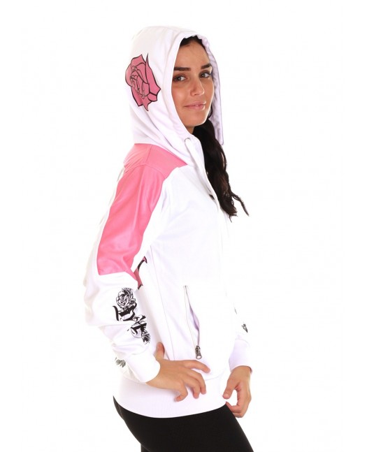 Skull Rose Panther Hoodie by BSAT