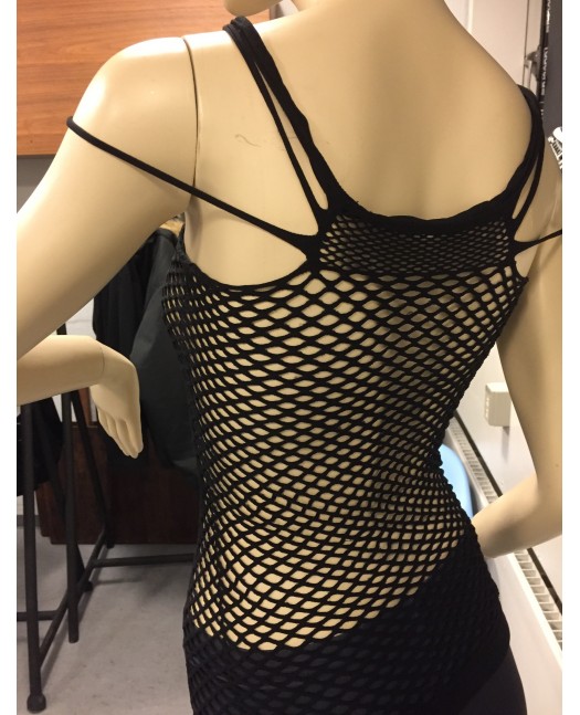 Black Fishnet Top