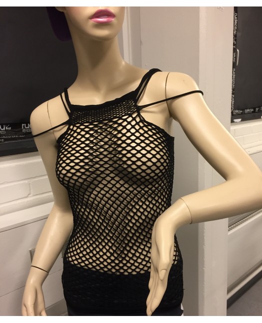 Black Fishnet Top