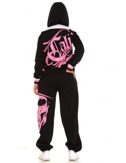 Cali Skull Ladies Sweatpants Pink by...