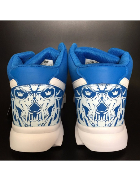 Skull Race Shoes by BSAT Blue