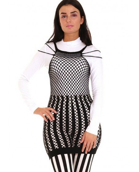 Black Fishnet Top