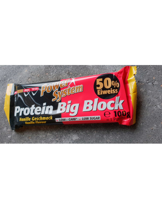 Big Block Protein Bar Vanilla 100g, 50gr. protein Rebel Protein Bar