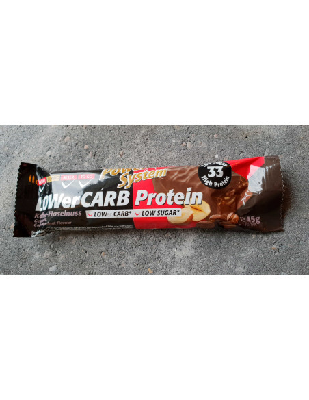 LOWer Carb Bar Coffee-Hazelnut, 45g Rebel Protein Bar
