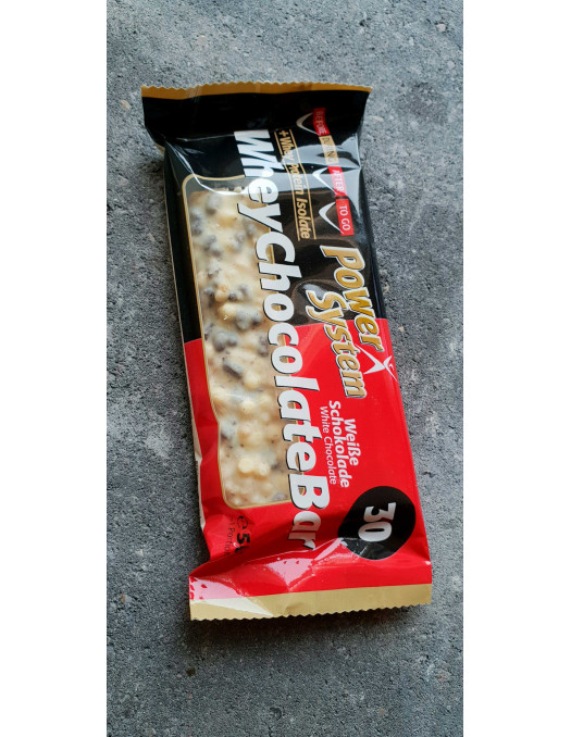 Whey Crispy Chocolate Bar with white...