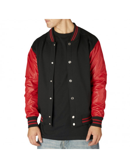 Townz CollegeLine Jakke black - rød
