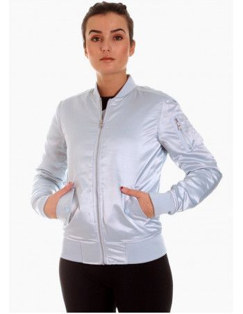 Urban Satin Bomber Jacket...