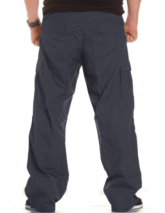 BSAT Combat Cargo Pants NavyBlue Baggy fit