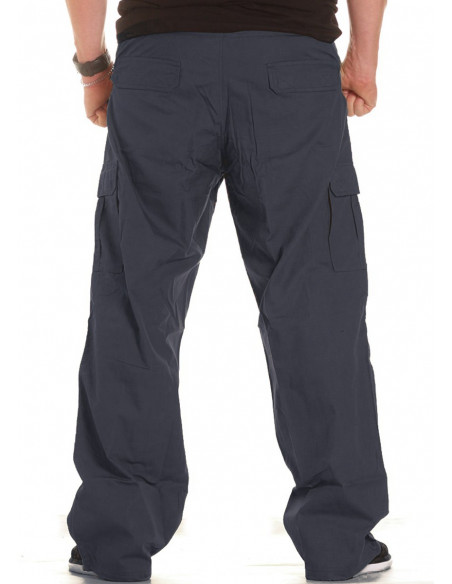 BSAT Combat Cargo Pants NavyBlue Baggy fit
