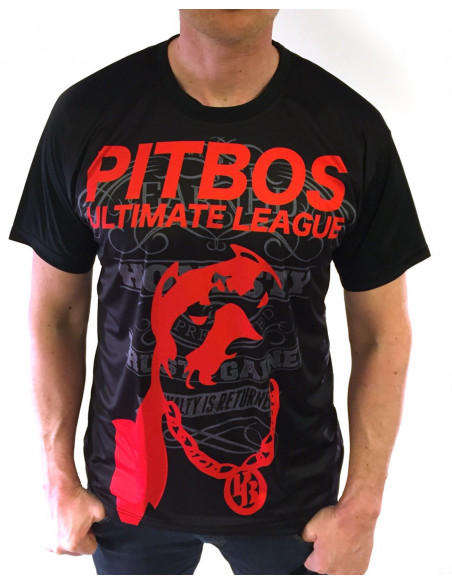 Pitbos Ultimate League Tee Vol.2 BlackNRed