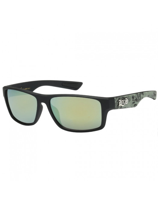 Black Digital Camo Sunglasses by LOCS Green