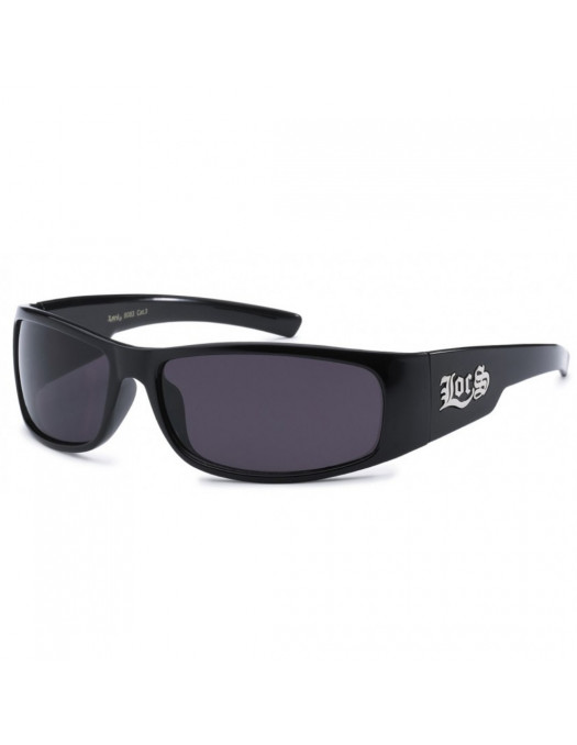 LOCS Logo Sunglasses Black 8LOC9083-BK