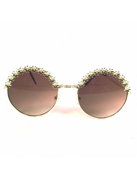 Female Gold Sunglasses