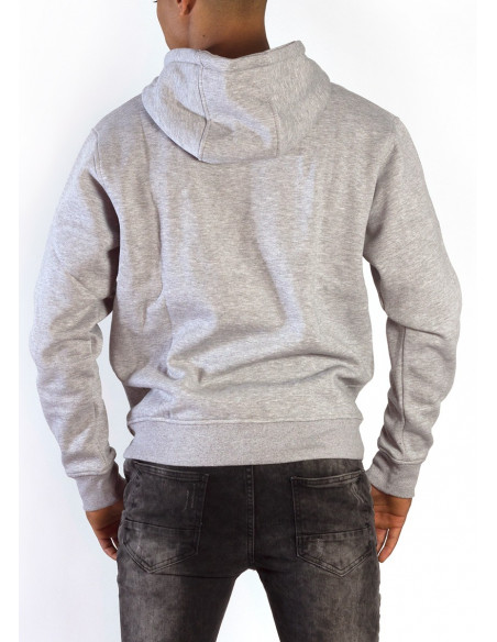 genialt. Hoodie BrandLogo Heather Grey