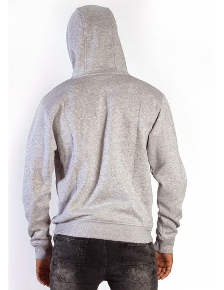genialt. Hoodie BrandLogo Heather Grey