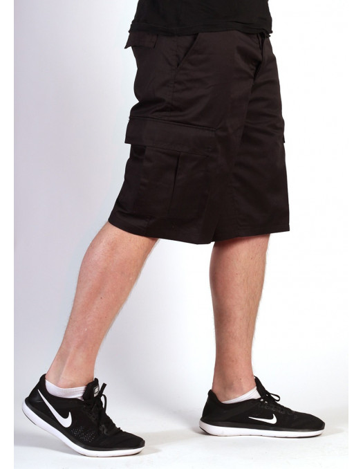 Cargo Shorts Black by Tech Wear